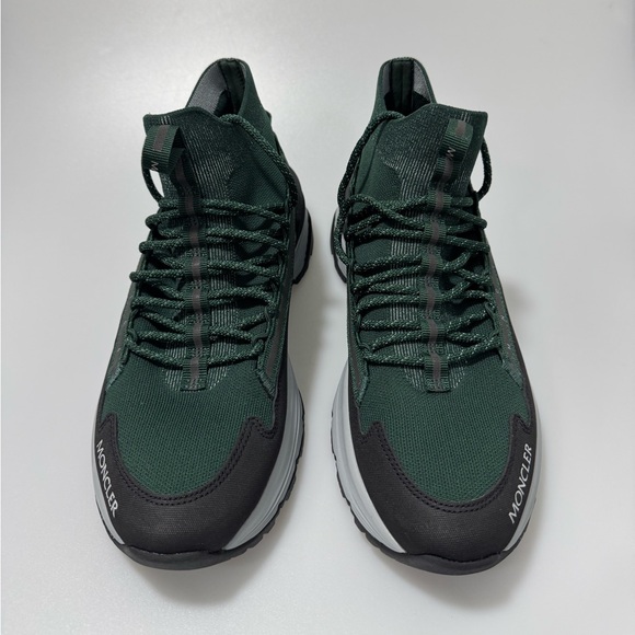 Moncler Monte Runner Sneakers Green Men’s Size EU 41/US 8 - Picture 2 of 8